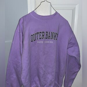 Purple Outer Banks sweatshirt